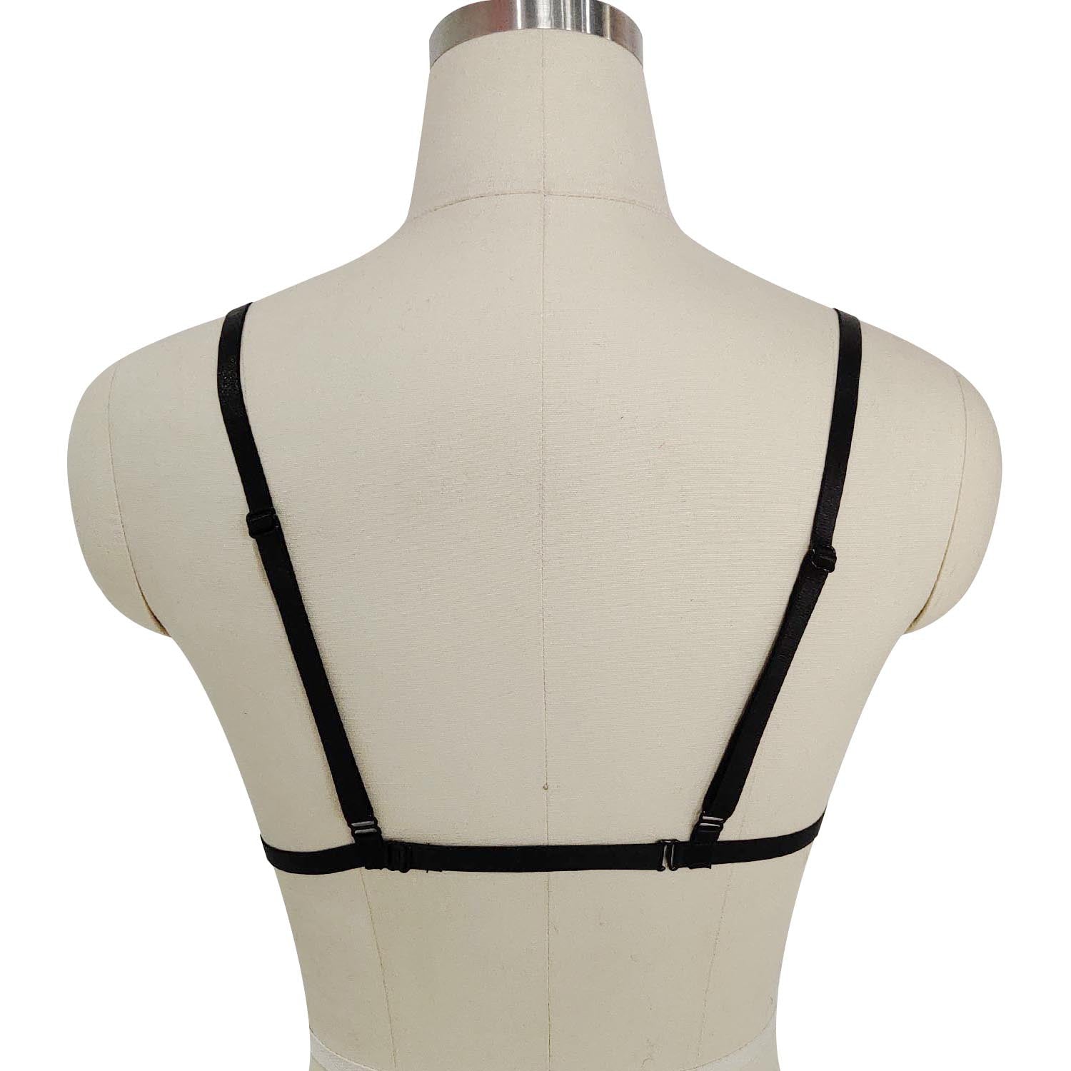 Revealing Harness Bra Red Bdsm Lingerie Harness