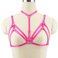 Revealing Harness Bra Red Bdsm Lingerie Harness