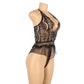 Revealing Open Back Bodysuit Hot sexy mature women in lingerie Lace Teddy