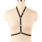 Revealing Sexy Bra Black Body Harness Lingerie