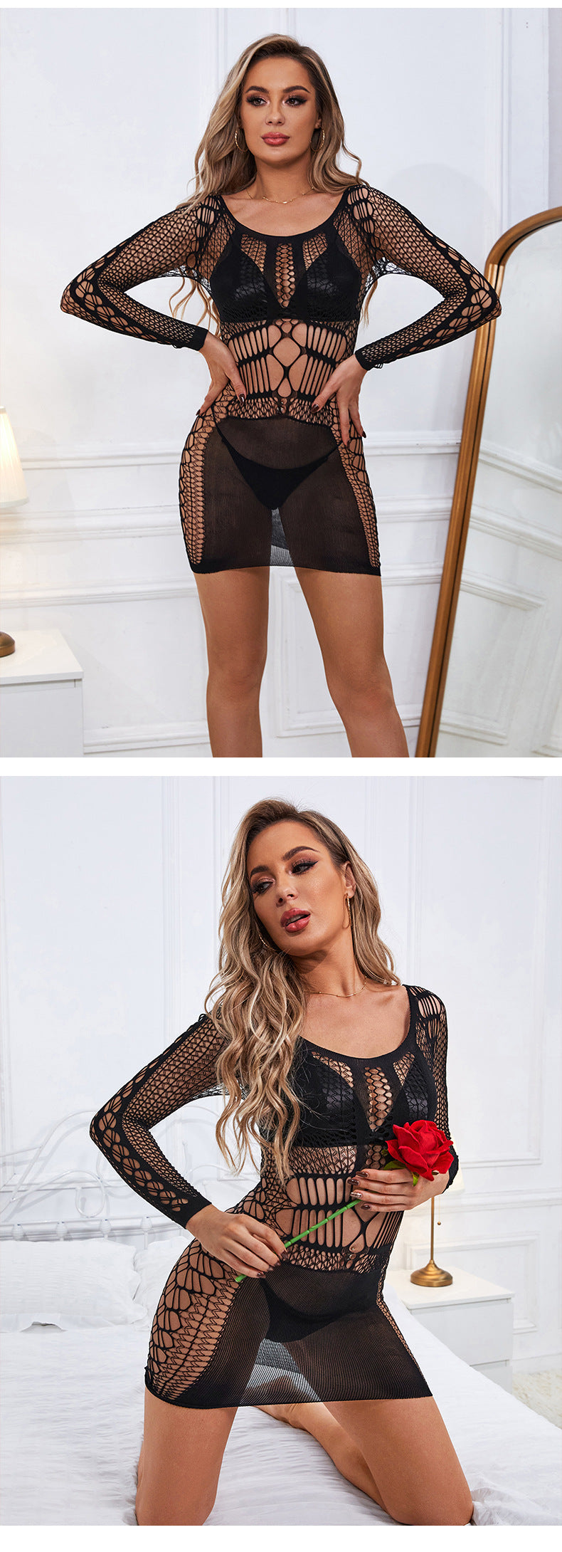 Revealing Sexy Mesh Dresses Naughty Sheer Mesh Lingerie sheer