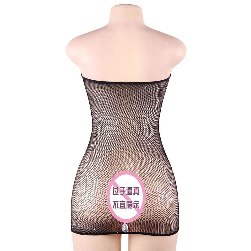 See Through Mesh Bodysuit Black Amateur Mature Lingerie Fishnet Teddy