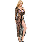 See Thru Babydoll Nightgown Sexiest mature mom lingerie Black Chemise