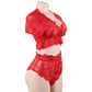 See Thru Sexy Lace Lingerie Set Extreme mature women lingerie Bra Panties