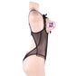 See Thru White Lace Bodysuit Latina mature lingerie nude See Through Teddy