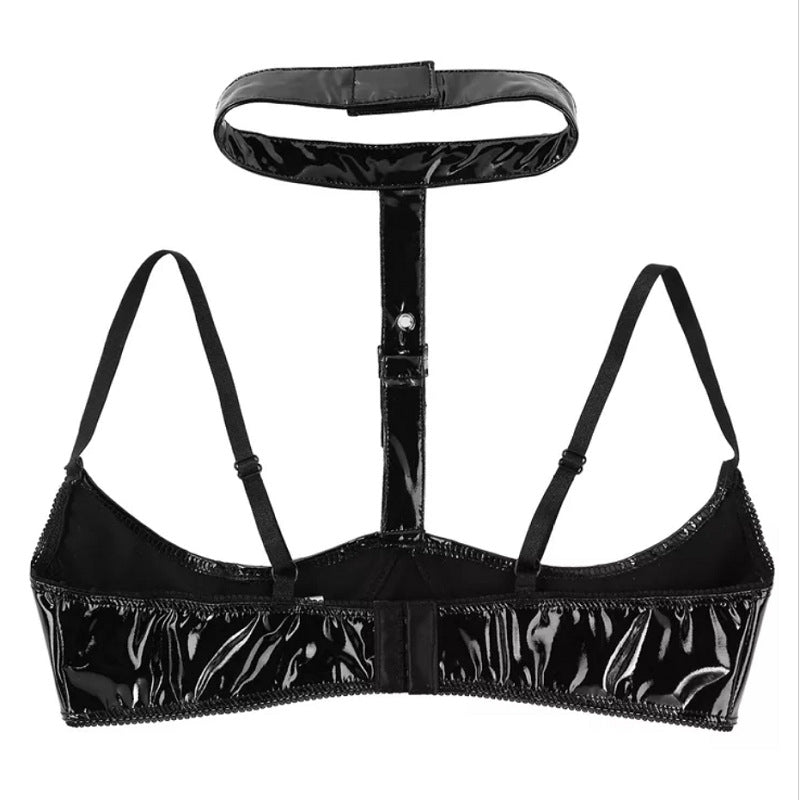 Sex Bra Kinky Latex Lingerie Sexy Top