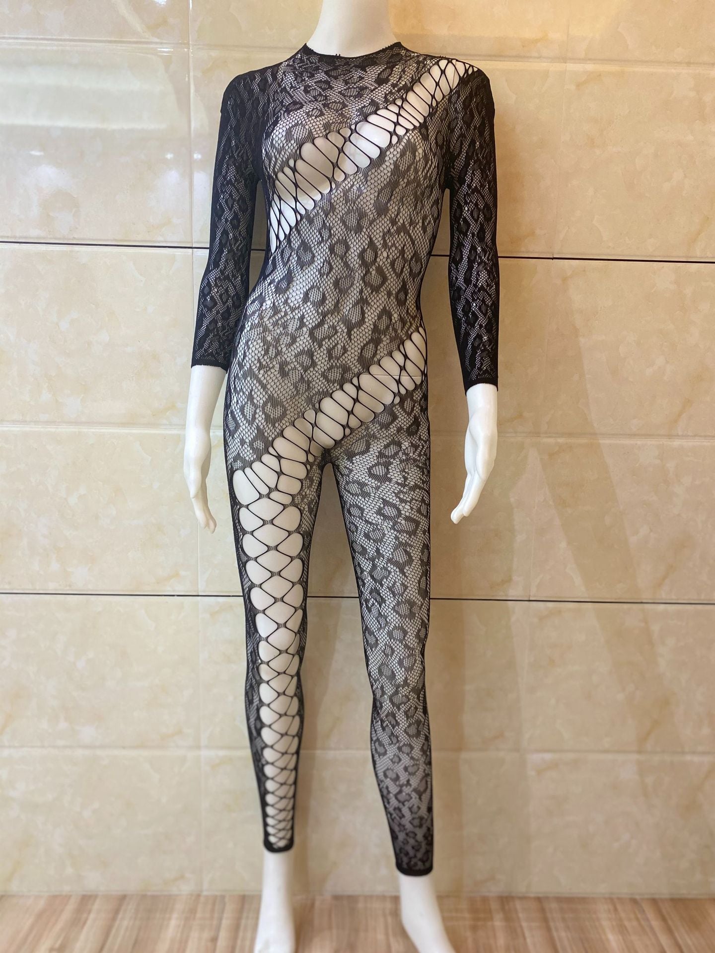 Sex Lingerie Bodystocking Sexiest Women In Crotchless Lingerie Mesh Bodysuit