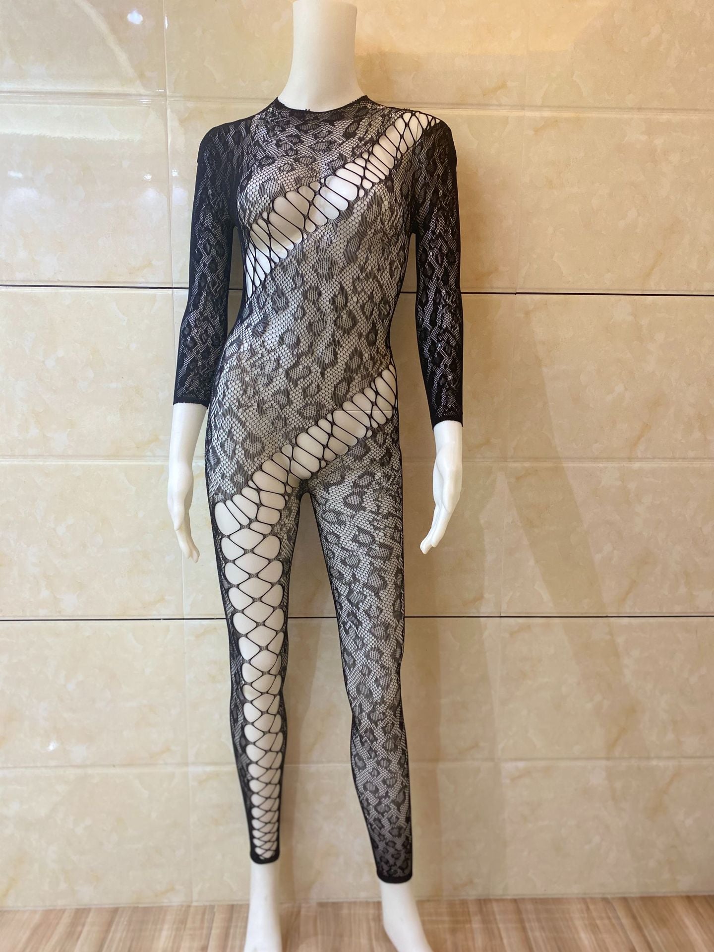 Sex Lingerie Bodystocking Sexiest Women In Crotchless Lingerie Mesh Bodysuit