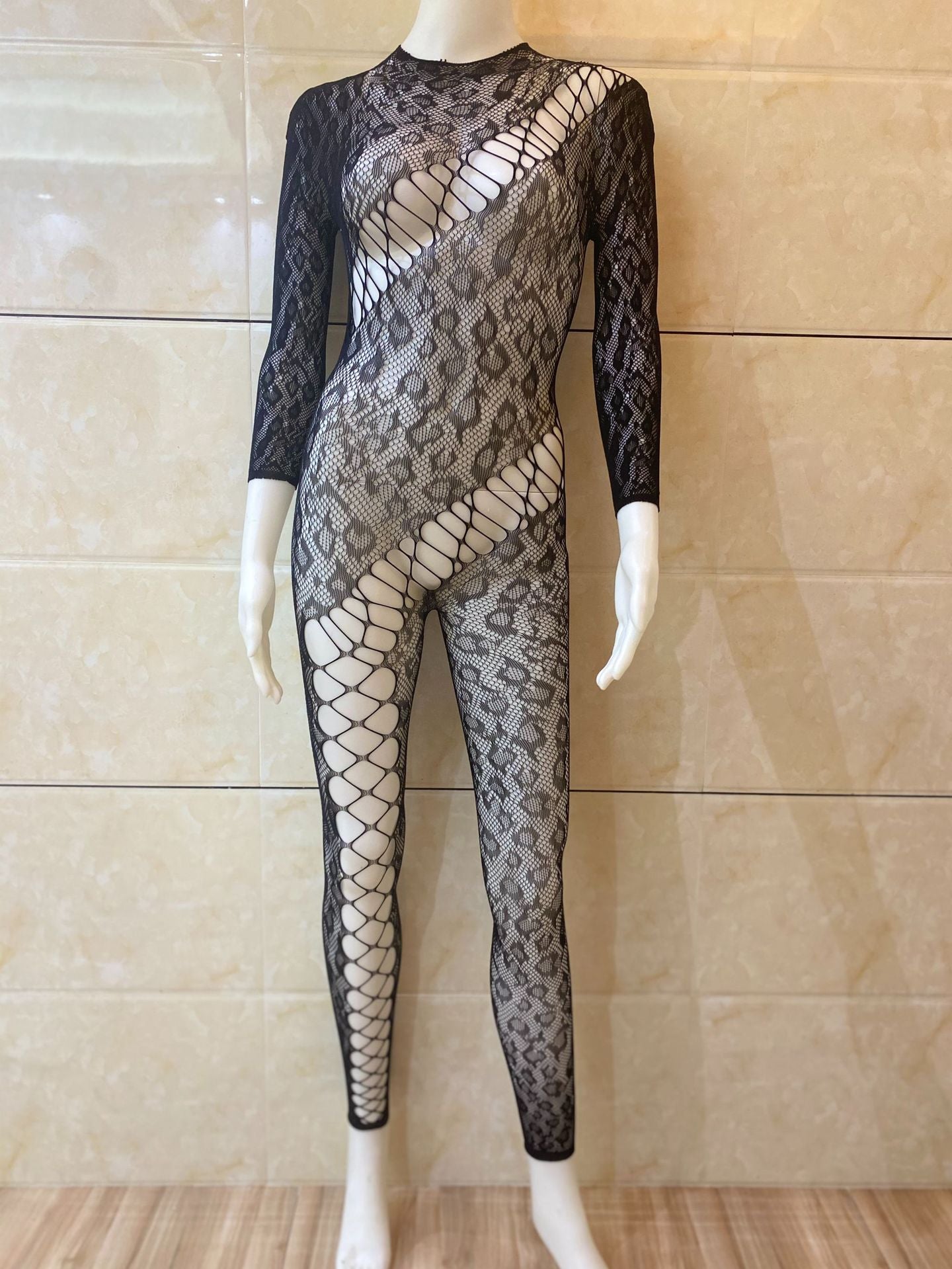 Sex Lingerie Bodystocking Sexiest Women In Crotchless Lingerie Mesh Bodysuit