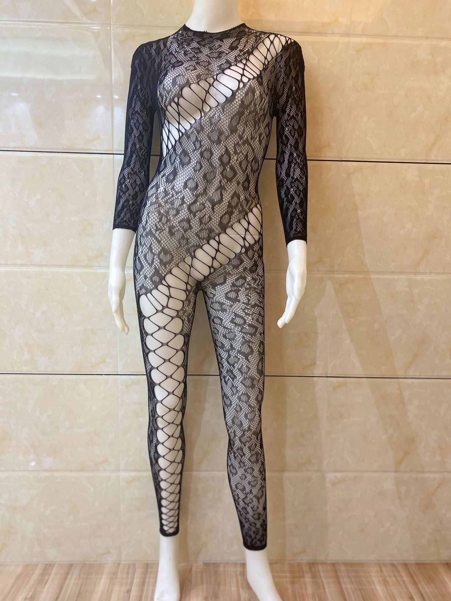 Sex Lingerie Bodystocking Sexiest Women In Crotchless Lingerie Mesh Bodysuit