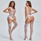 Sex Sexy Bodystocking Chubby See Through Mesh Lingerie sheer Bodysuit