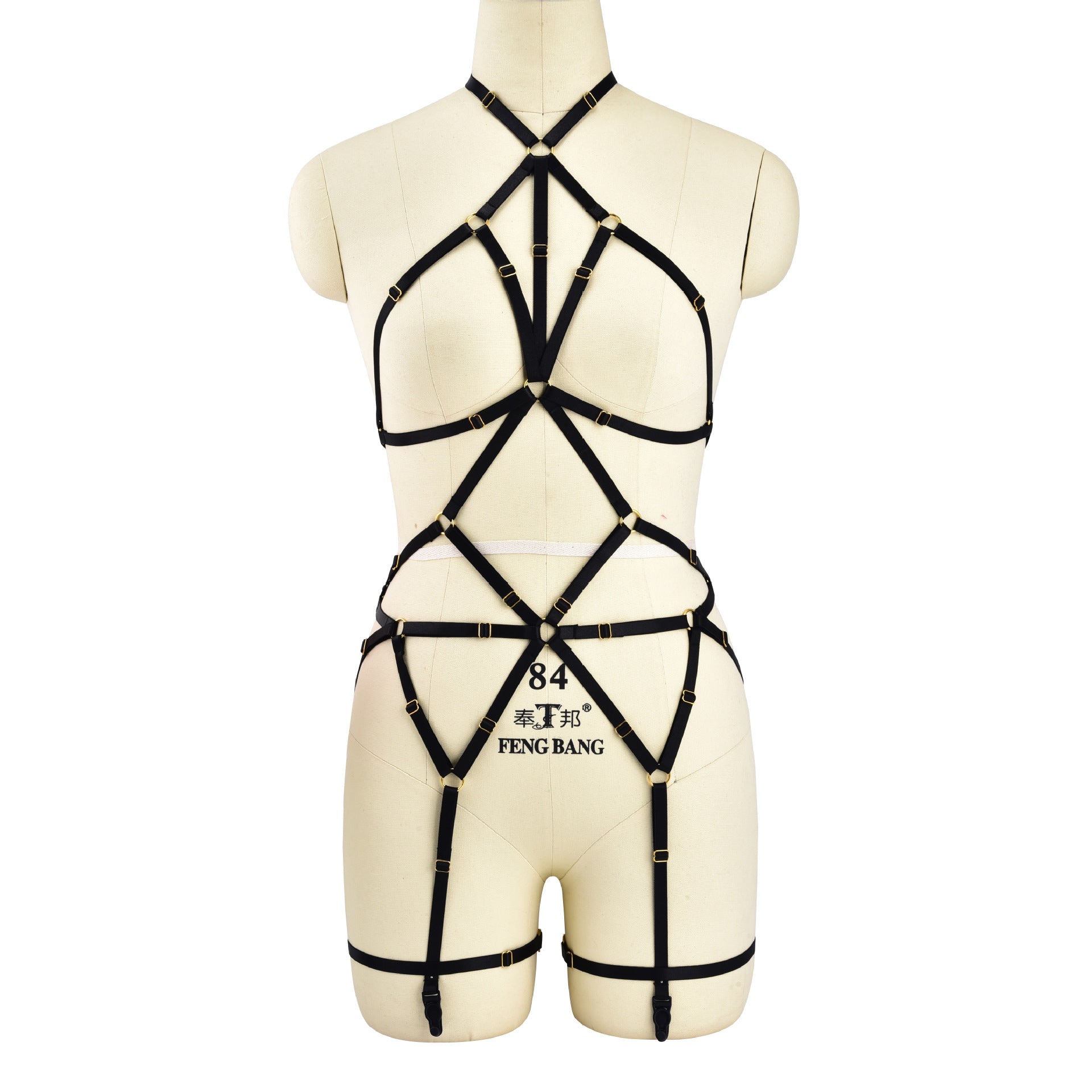 Sex Sexy Bodysuit Strapy Body Harness Lingerie White Teddy