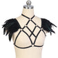 Sex Strappy Bra Sexiest Sexy Harness Lingerie Feather Bra