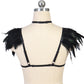 Sex Strappy Bra Sexiest Sexy Harness Lingerie Feather Bra