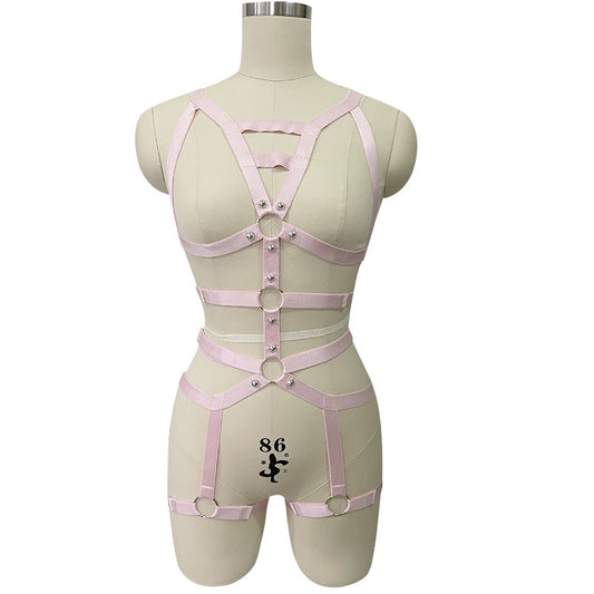 Sex Womens Black Bodysuit Black Bdsm Lingerie Harness Wife Teddy