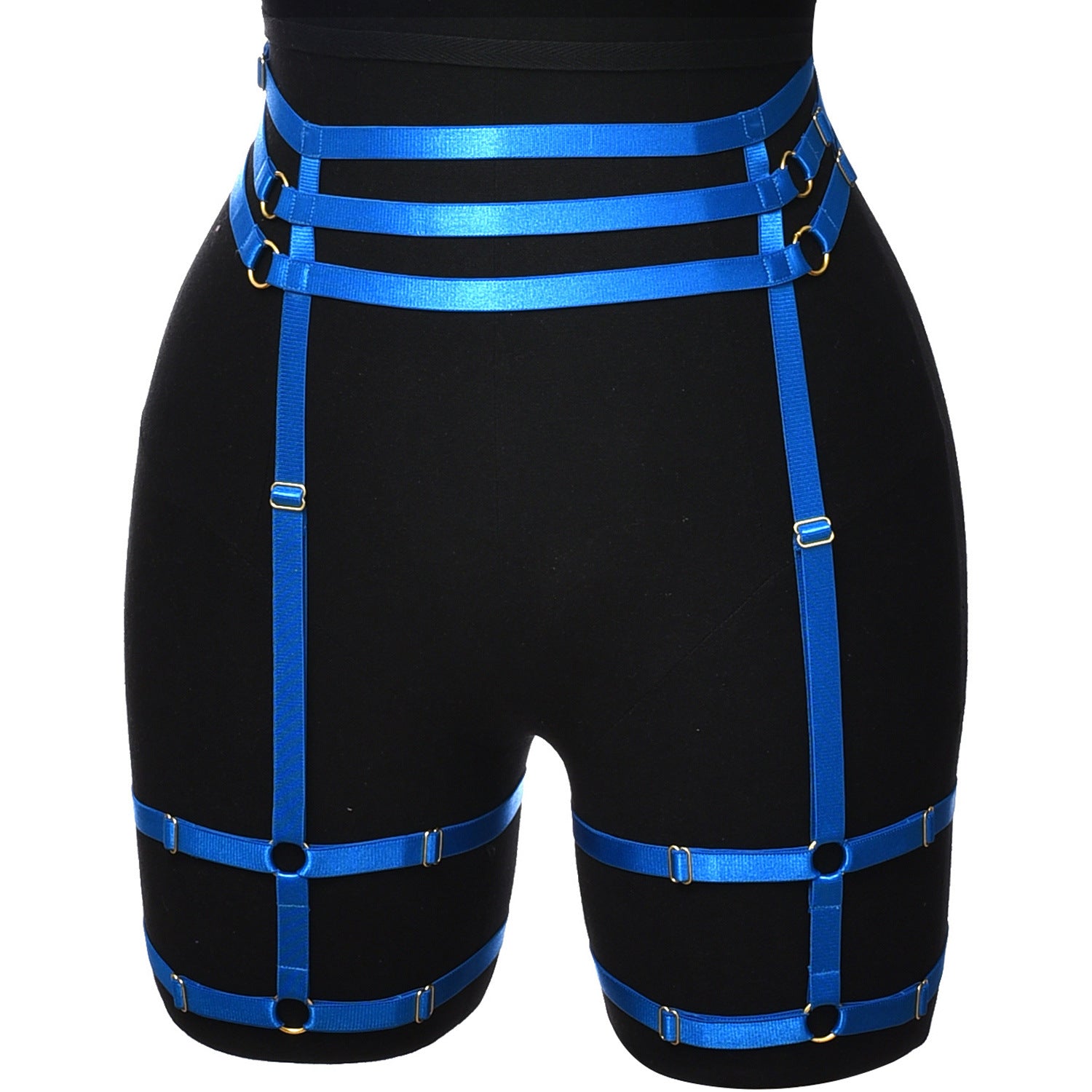 Sexiest Blue Garter Belt Sex Bdsm Harness Lingerie