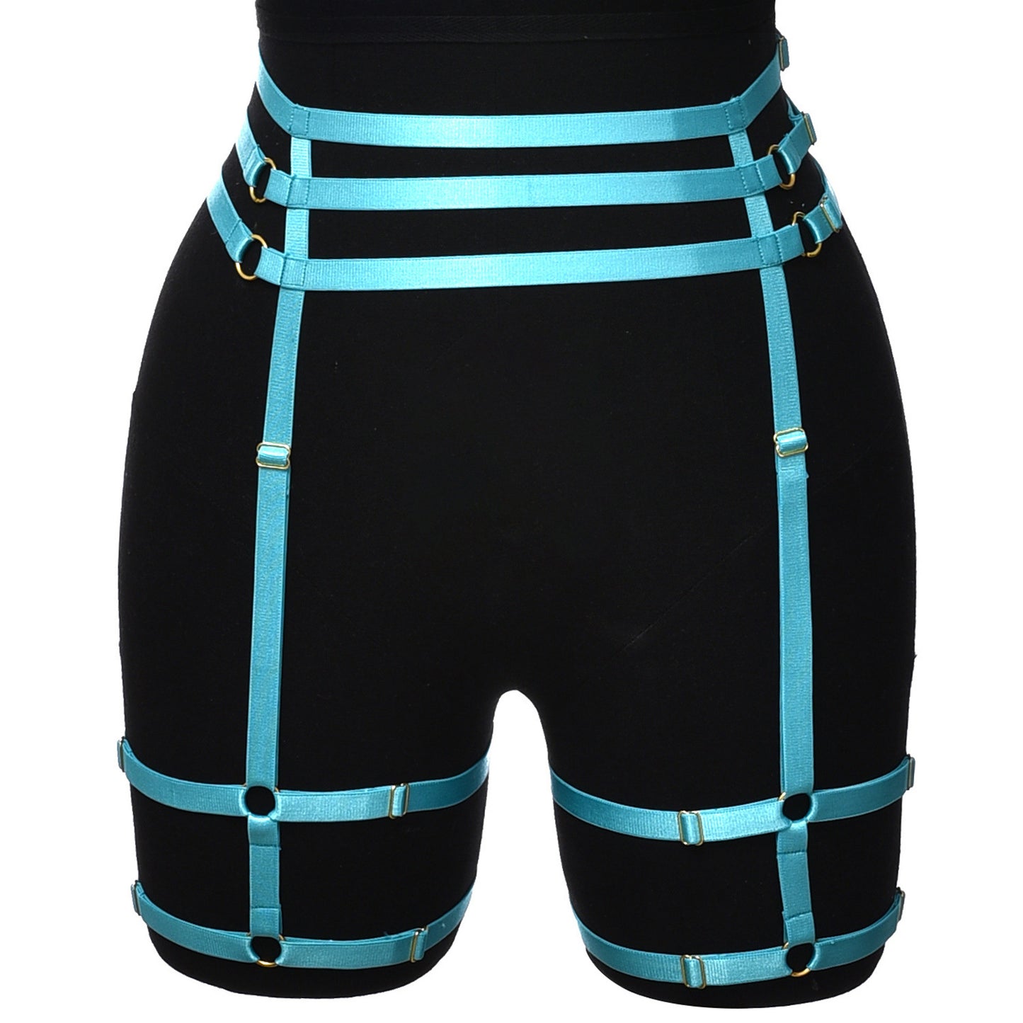 Sexiest Blue Garter Belt Sex Bdsm Harness Lingerie