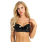 Sexiest Bra Black Leather Lingerie Latina Top