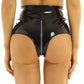 Sexiest Panties Crotchless Faux Leather Lingerie