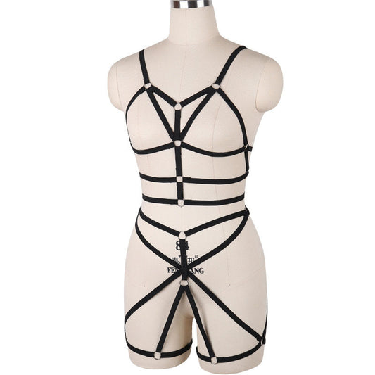 Sexiest Sexy Latina Lingerie Set Red Bdsm Harness Lingerie Women Bra Panties