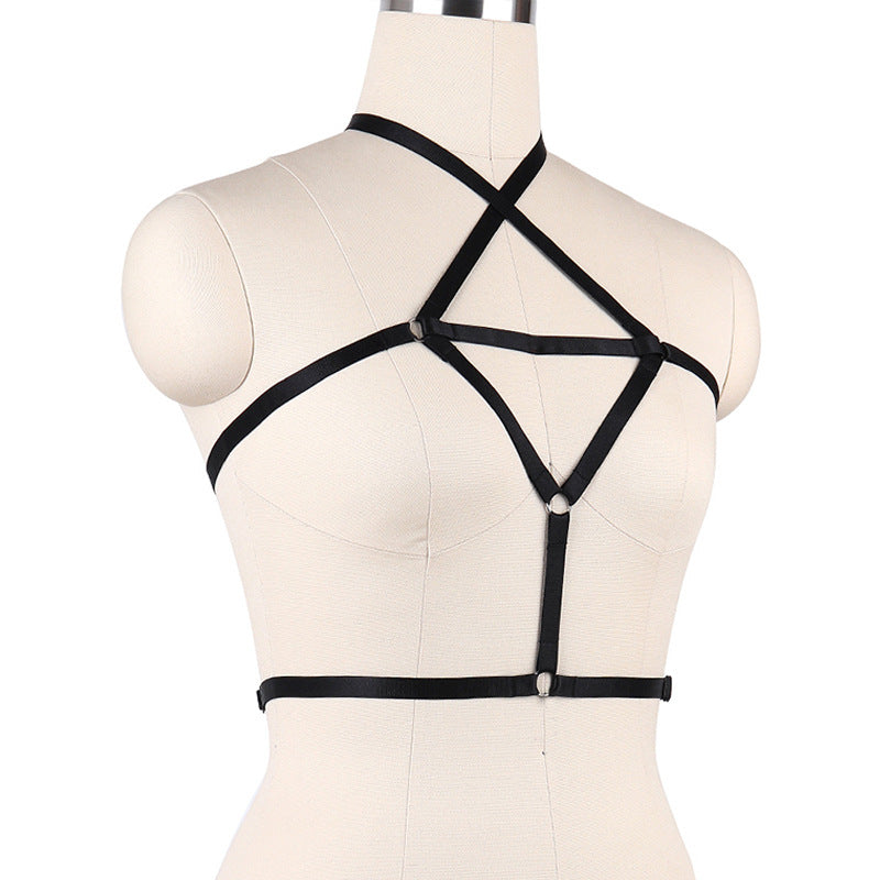 Sexiest Sexy No Bra Sex Body Harness Lingerie