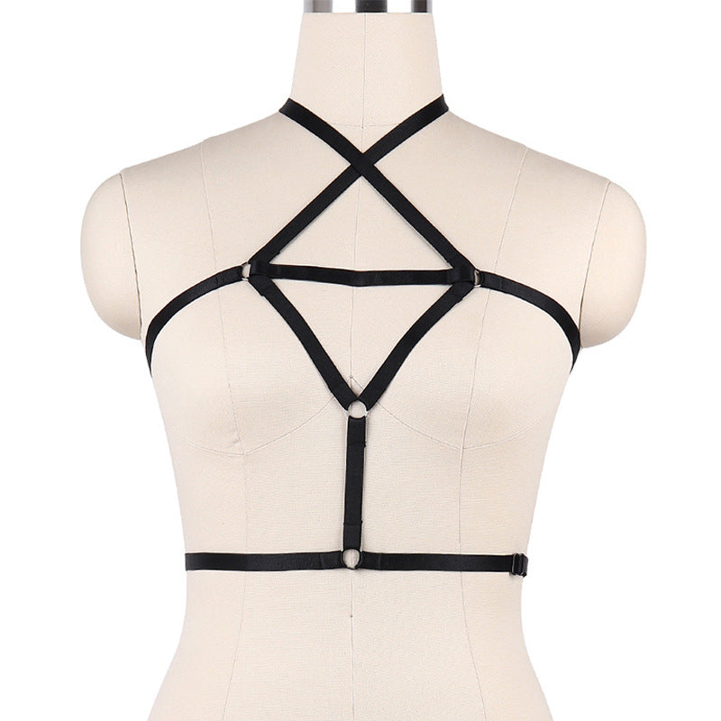 Sexiest Sexy No Bra Sex Body Harness Lingerie