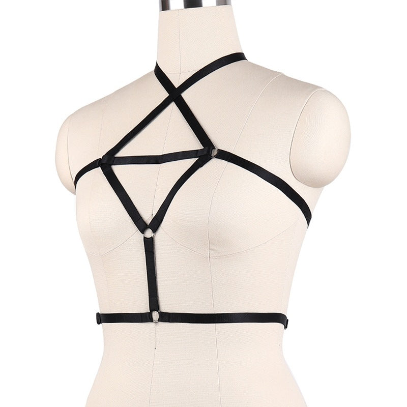 Sexiest Sexy No Bra Sex Body Harness Lingerie