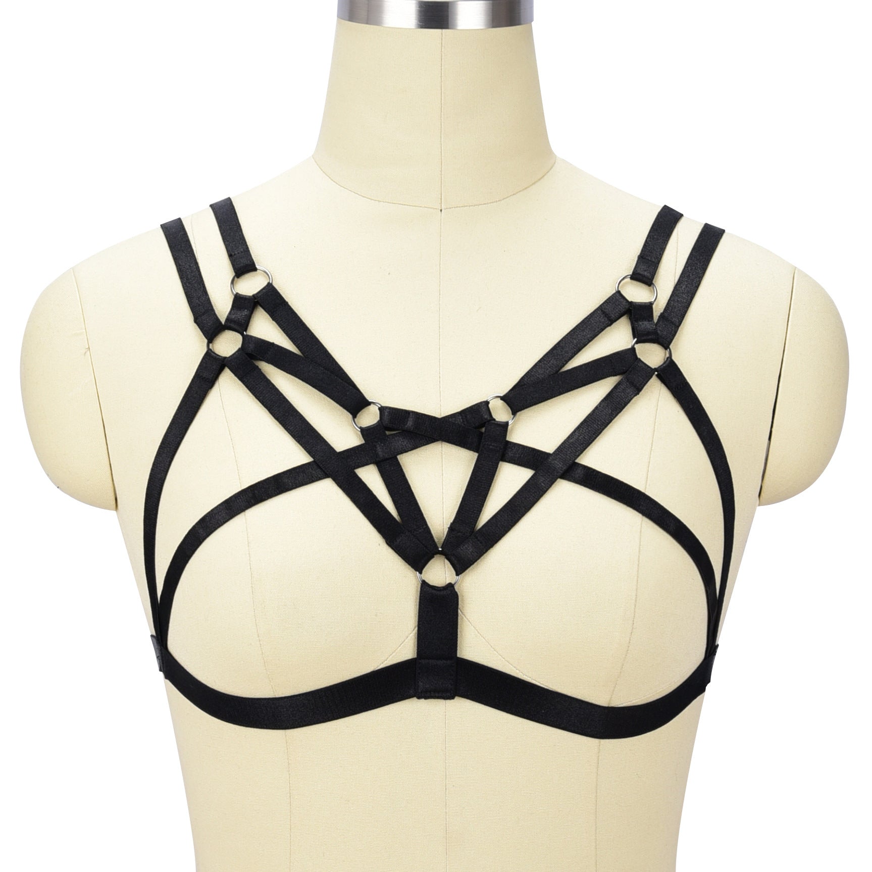 Sexiest Sexy No Bra Sex Bondage Harness Lingerie