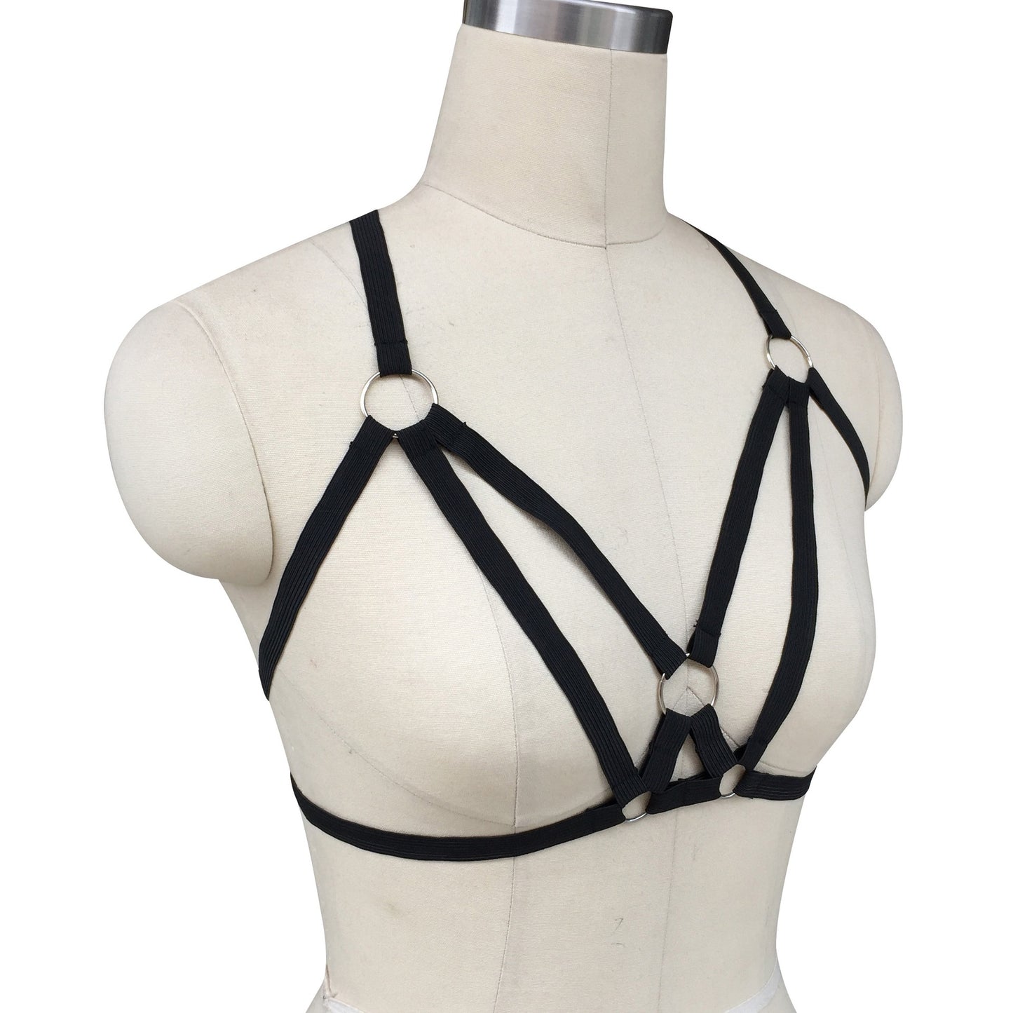 Sexiest Sexy No Bra Sex Bondage Harness Lingerie