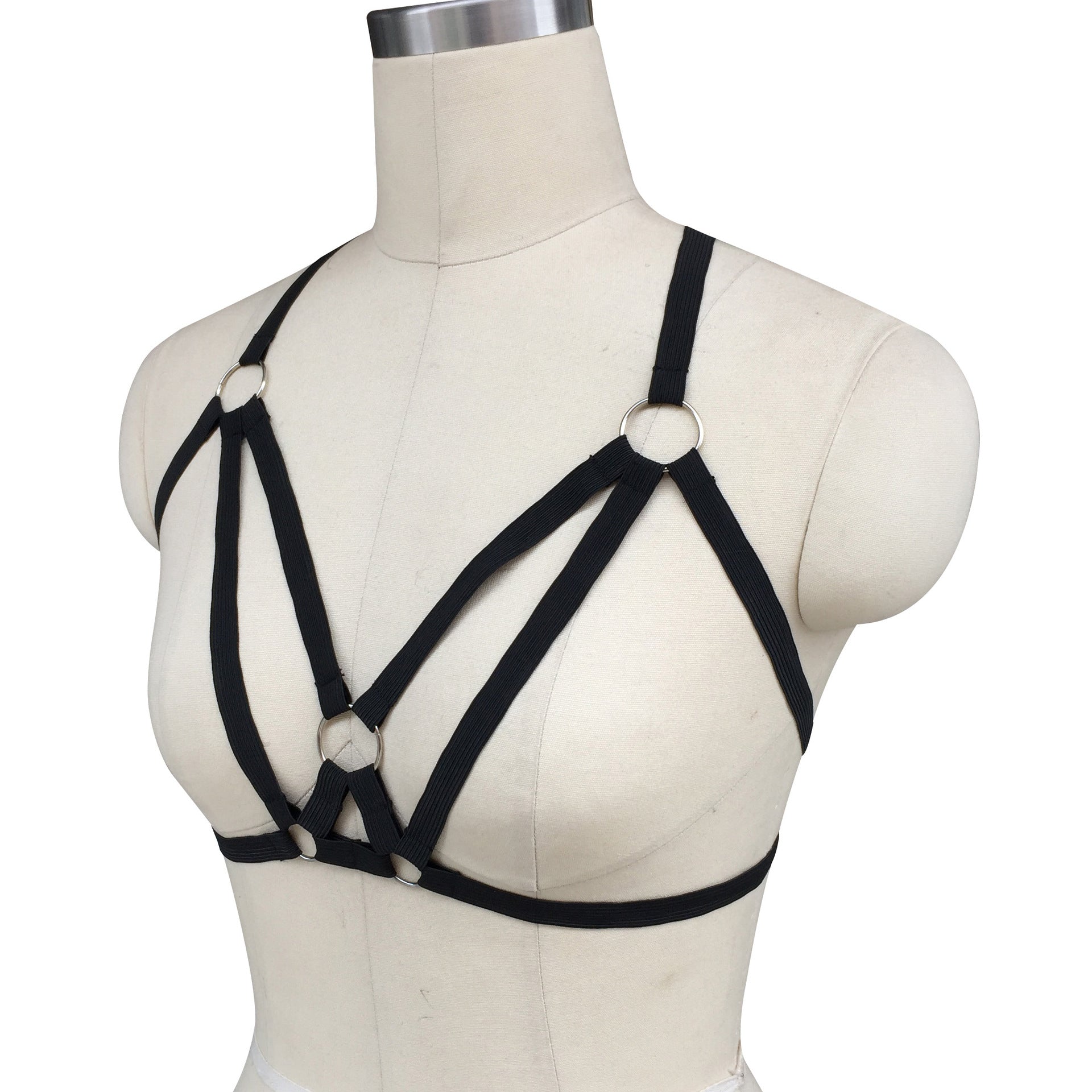 Sexiest Sexy No Bra Sex Bondage Harness Lingerie