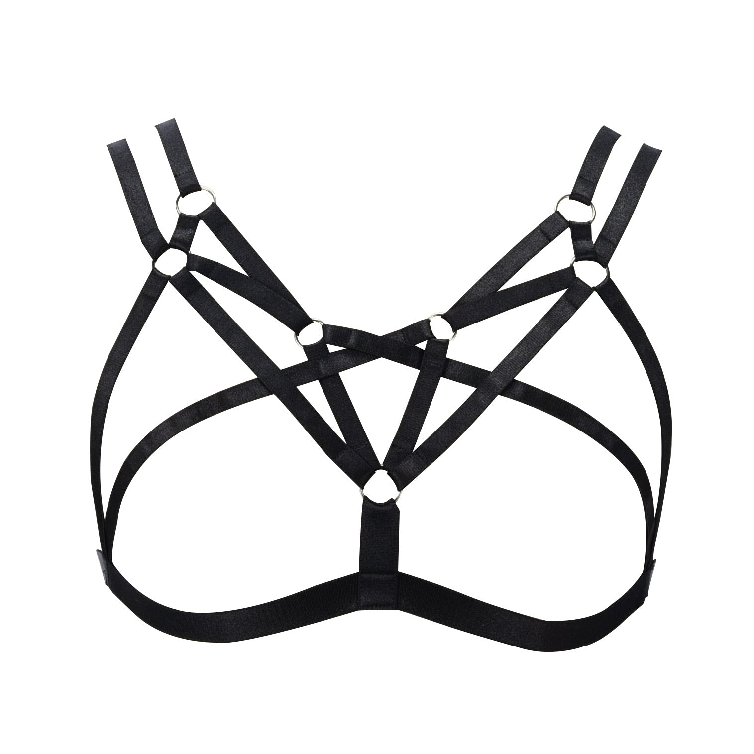 Sexiest Sexy No Bra Sex Bondage Harness Lingerie