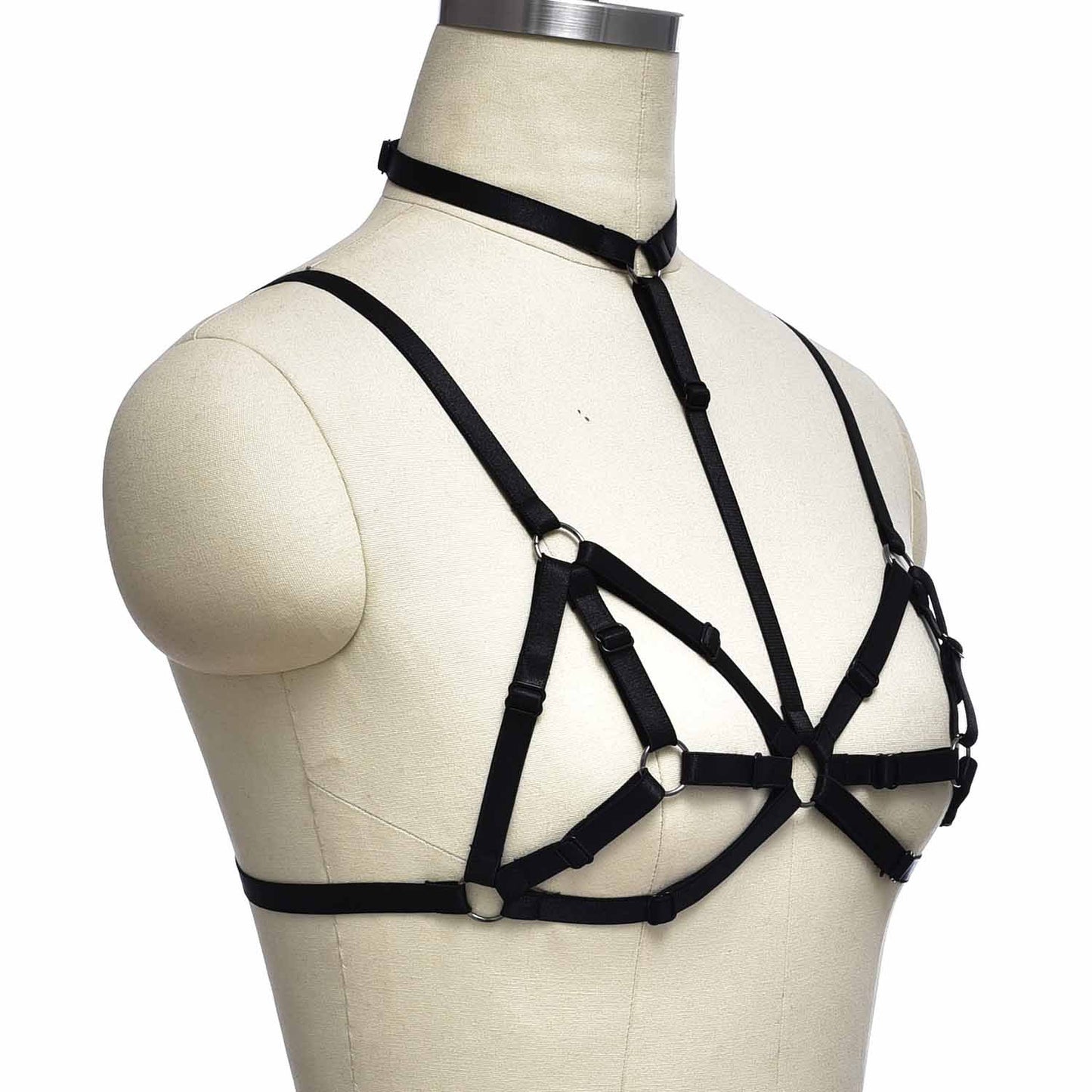 Sexy Bra for Sexy Hot Black Body Harness Lingerie