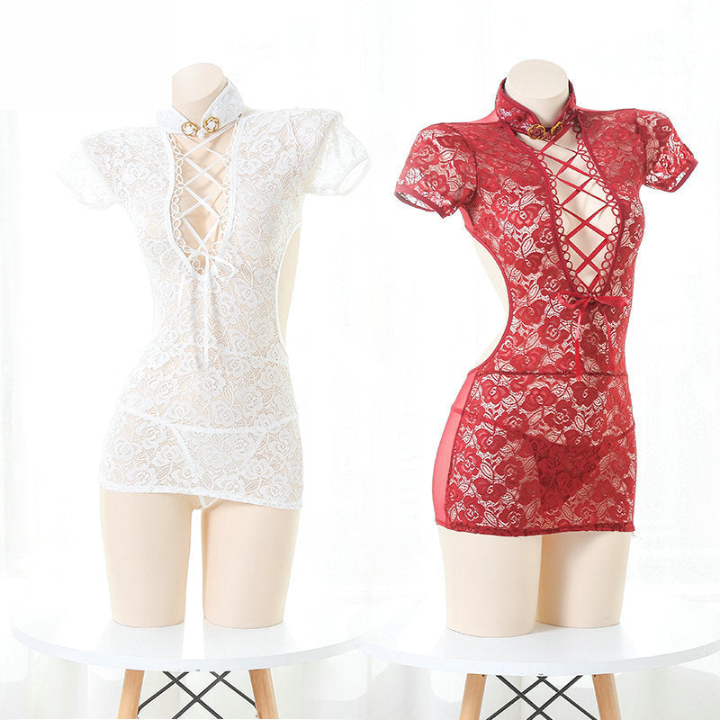 Sexy Dress Exotic Lingerie Cheongsam Qipao Costume Cosplay