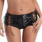 Sexy Panties Crotchless Shorts Kinky Latex Lingerie