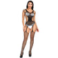 Sexy Plus Size Bodystocking Black Plus Size Mesh Lingerie sheer Bodysuit