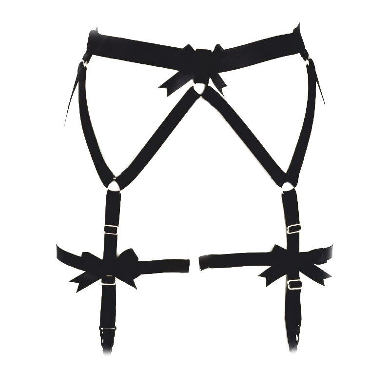 Sexy Plus Size Garter Belt Hot Strappy Harness Lingerie