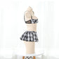 Sexy Schoolgirl Costume Cosplay Lingerie Set Skirt Anime