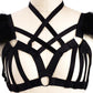 Sexy Sexy No Bra Hot Body Harness Lingerie Feather Bra