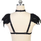 Sexy Strappy Bra Hot Sexy Harness Lingerie Feather Bra