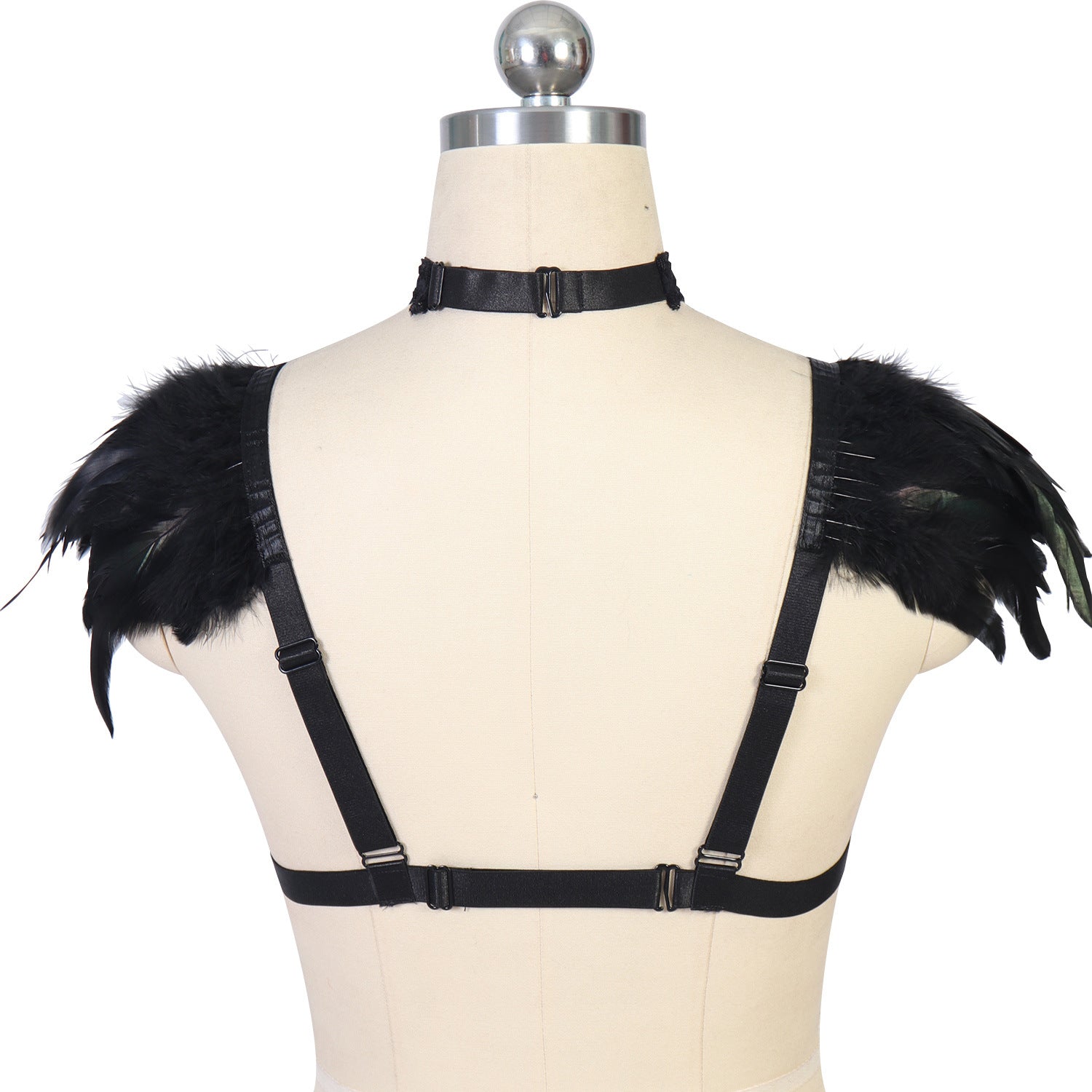 Sexy Strappy Bra Hot Sexy Harness Lingerie Feather Bra