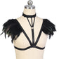 Sexy Strappy Bra Hot Sexy Harness Lingerie Feather Bra