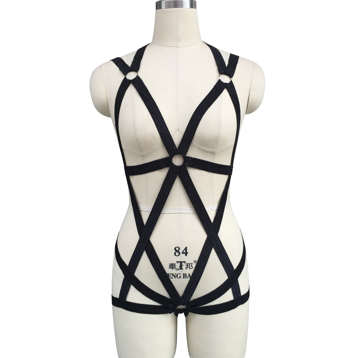 Sexy White Bodysuit Couples Bondage Harness Lingerie Latina Teddy