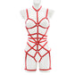 Sexy White Bodysuit Hot Sexy Harness Lingerie White Teddy