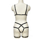 Sexy White Bodysuit Sex Body Harness Lingerie Black Teddy