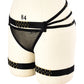 Sexy White Crotchless Panties Hot Bdsm Harness Lingerie Red Thong