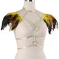 Slutty Bra Straps Women  Bdsm Lingerie Harness Feather Bra