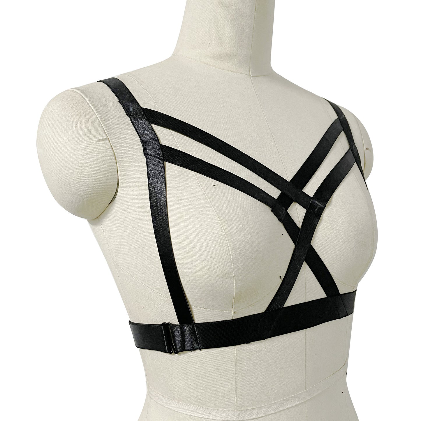 Slutty Bra for Sexy Women  Black Body Harness Lingerie