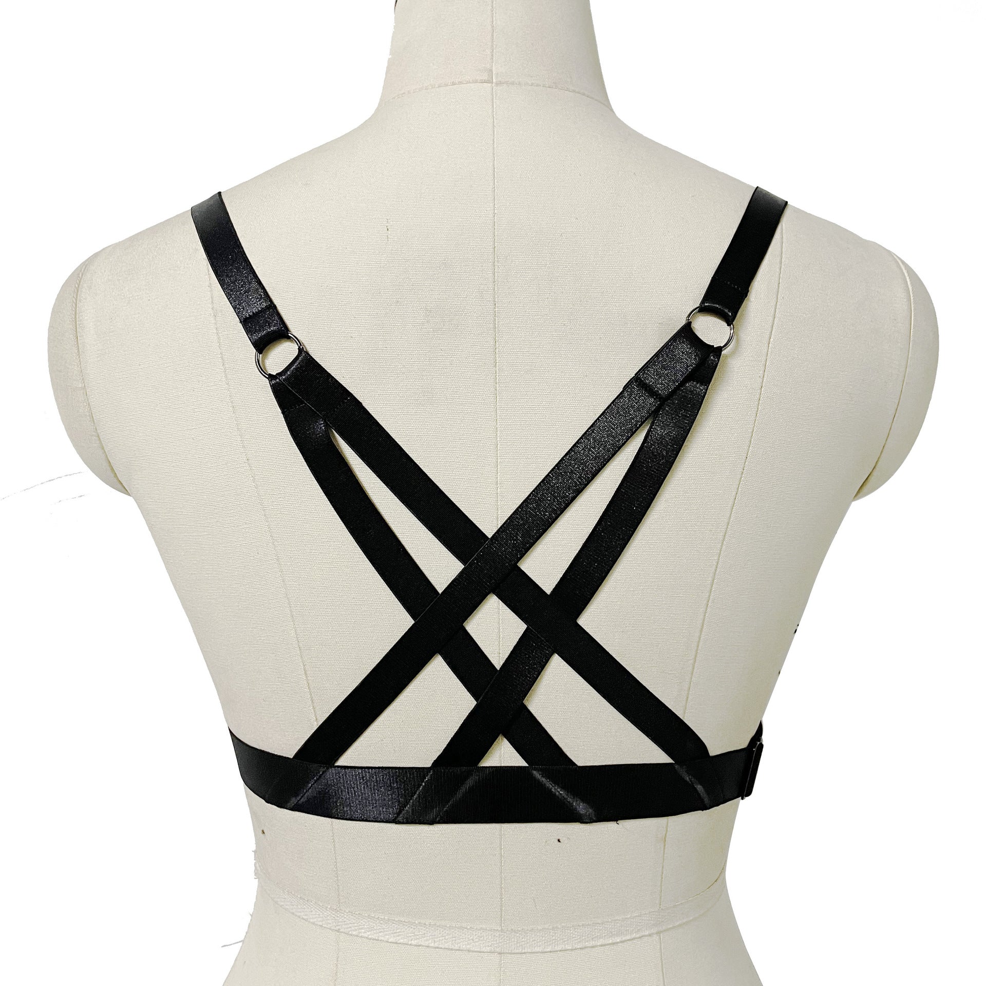 Slutty Bra for Sexy Women  Black Body Harness Lingerie