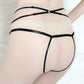 Slutty Plus Size Crotchless Panties Women  Black Body Harness Lingerie Intimate Thong