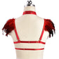 Slutty Sexiest Bra Women  Bdsm Harness Lingerie Feather Bra